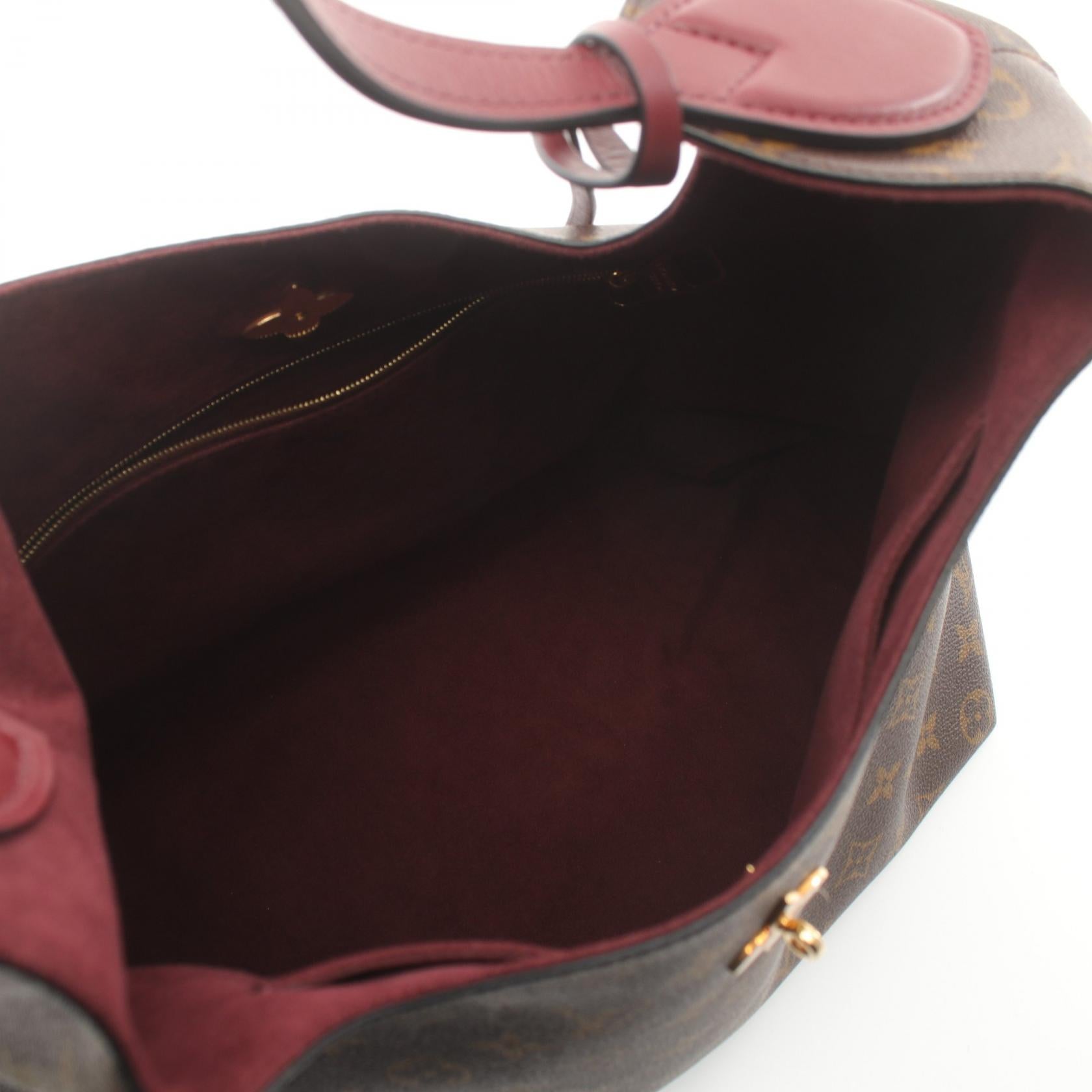 Louis Vuitton Monogram Flower Hobo Shoulder Bag M43547