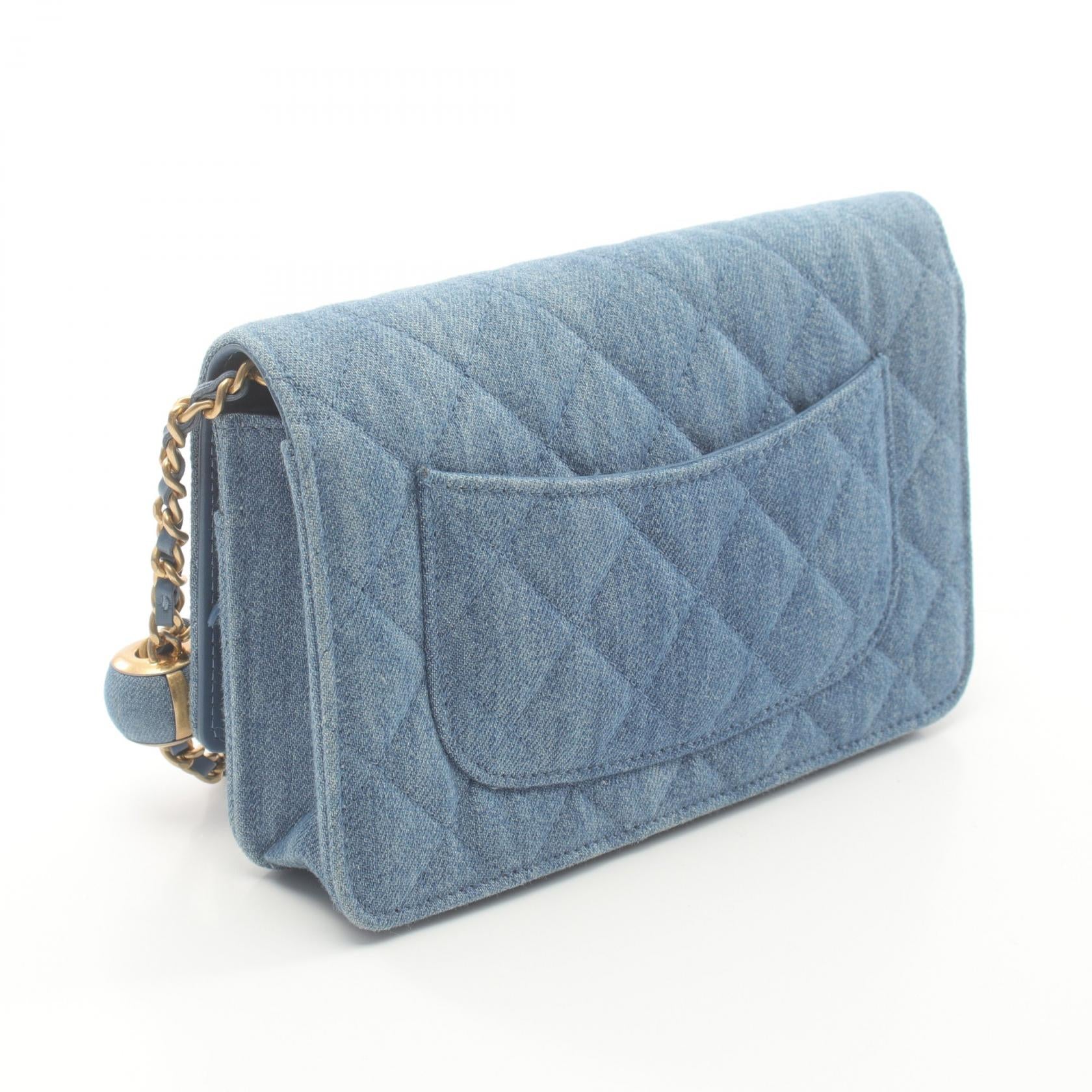 Chanel Denim Matelasse Shoulder Bag