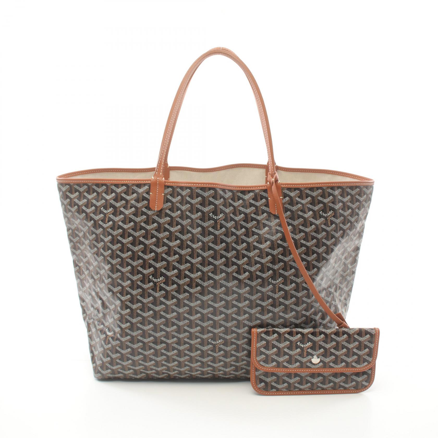 Goyard St. Louis GM Tote Bag PVC Canvas Leather