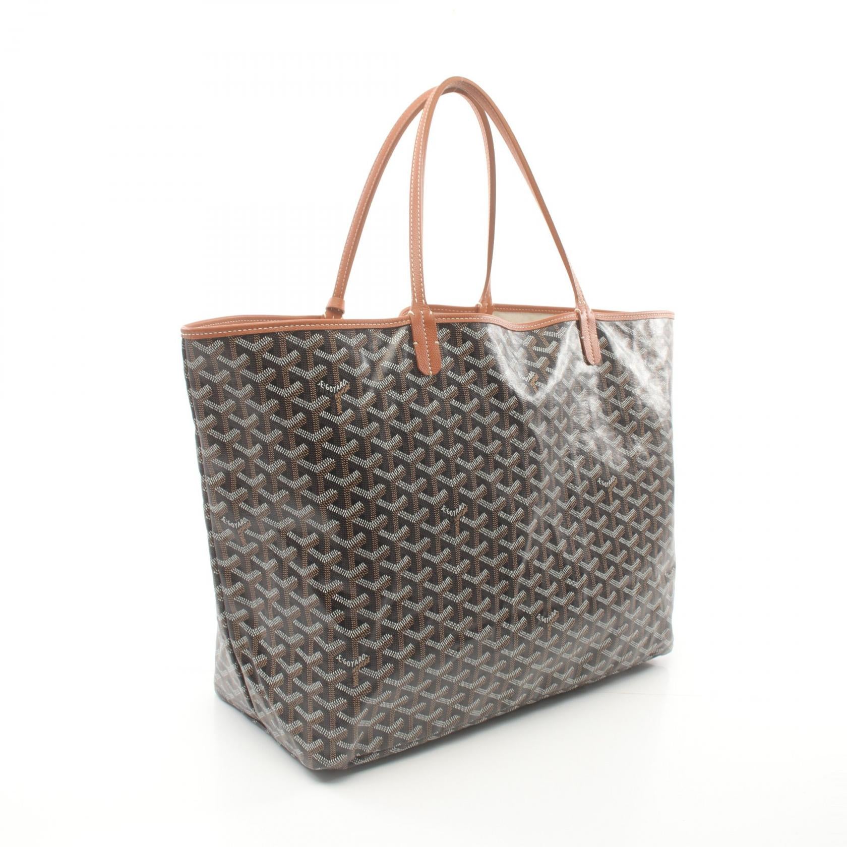 Goyard St. Louis GM Tote Bag PVC Canvas Leather