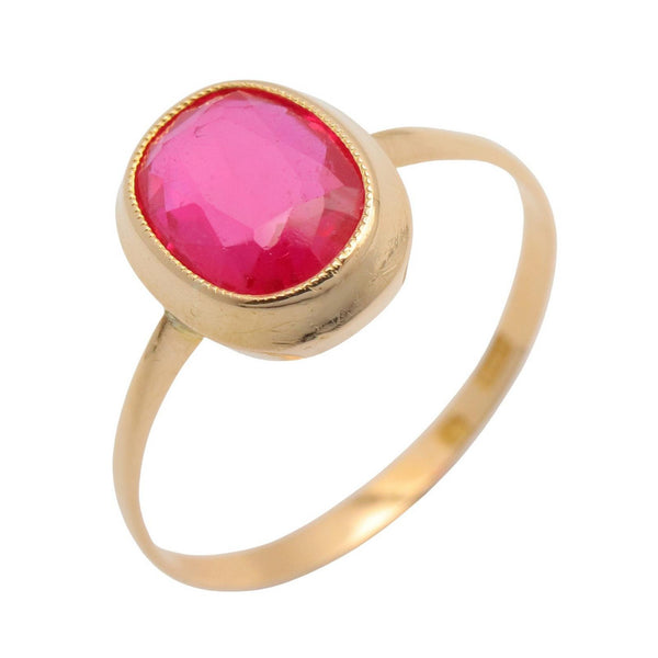 Jewelry Colored Stone Au750 Ring