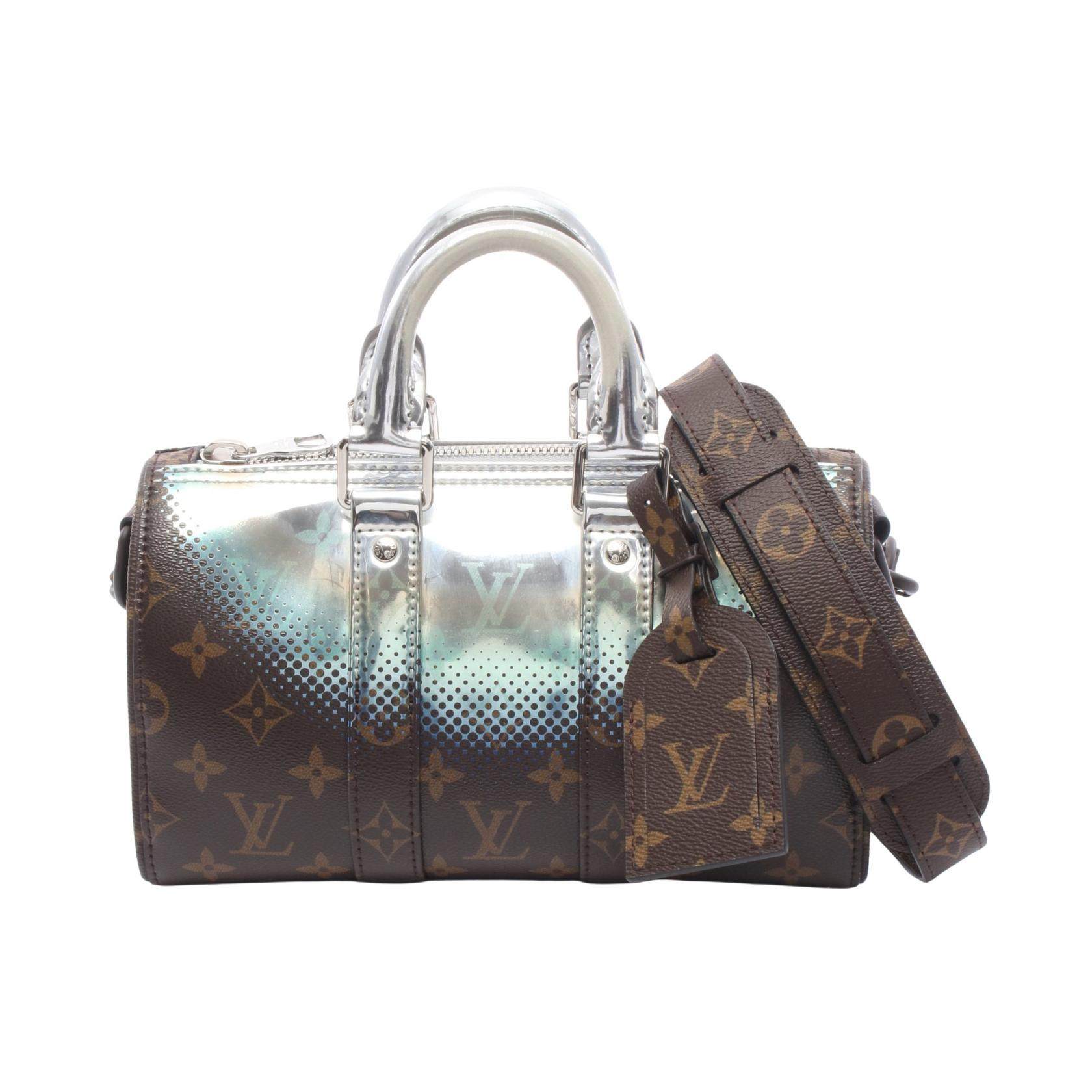 Louis Vuitton Keepall Bandouliere 25 Monogram Metallic Nebula handbag