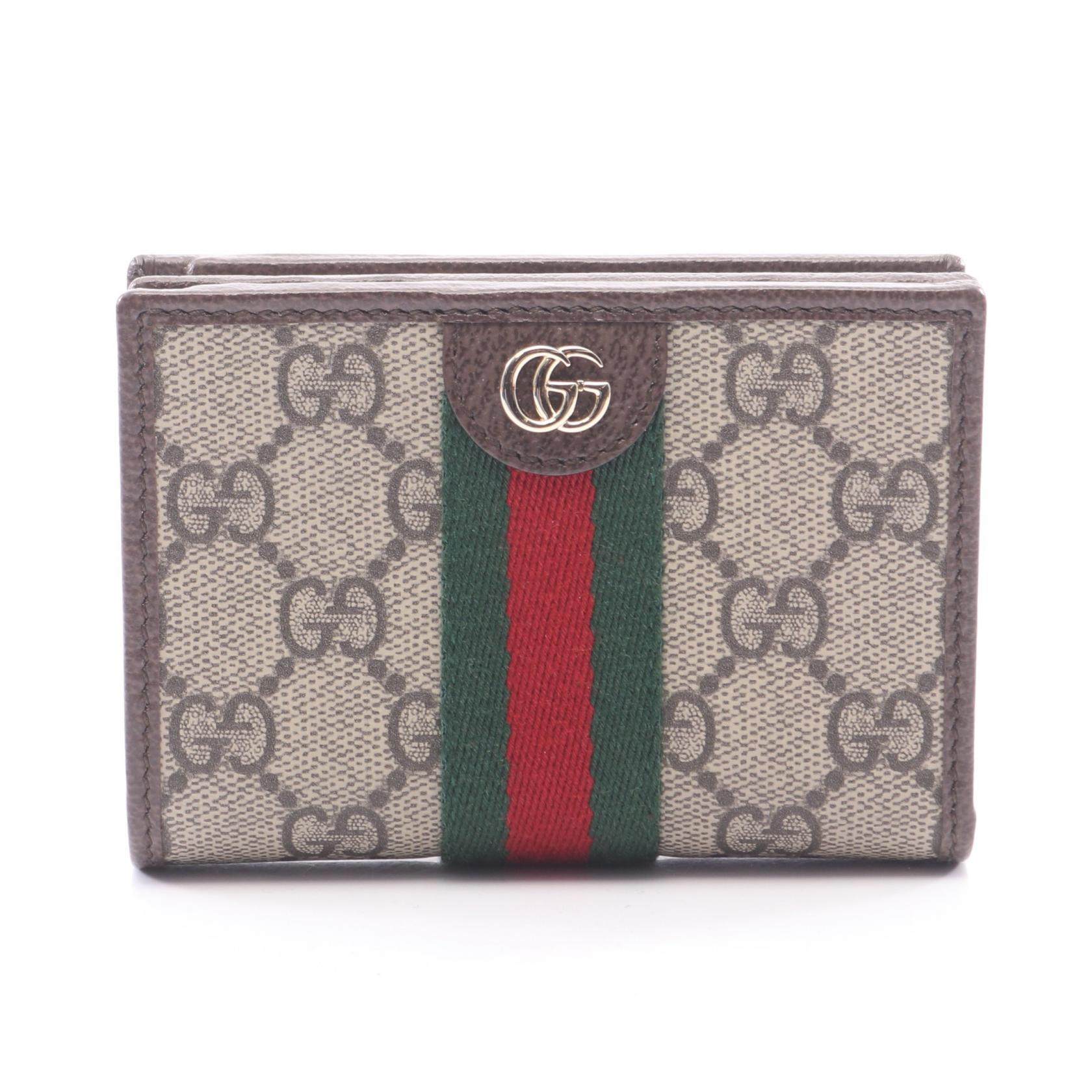 Gucci Ophidia GG Supreme Leather Bifold Wallet