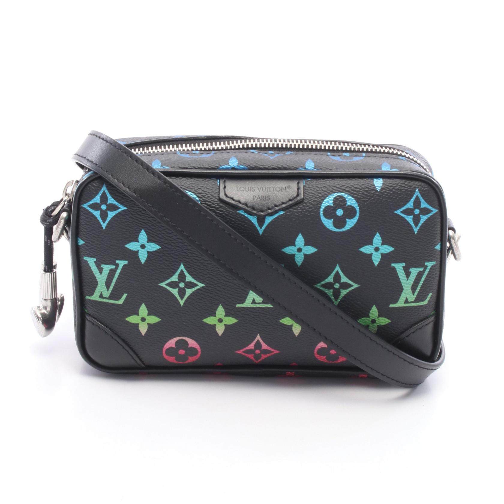 Louis Vuitton Trocadero Wearable Wallet Monogram Iridescent Coated Canvas Shoulder Bag