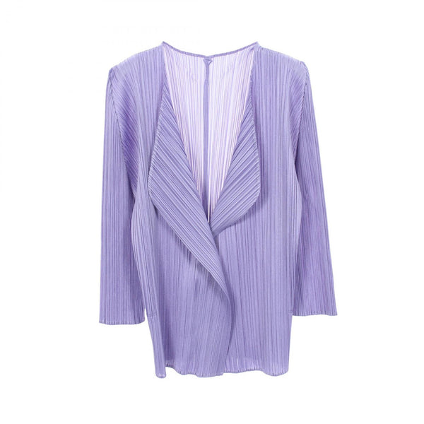 PLEATS PLEASE Polyester Cardigan