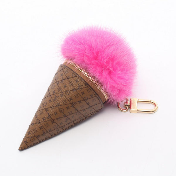 Louis Vuitton LV Ice Cream Monogram Reverse Rose Charm