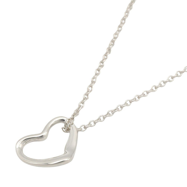 Tiffany & Co. Open Heart Silver Necklace