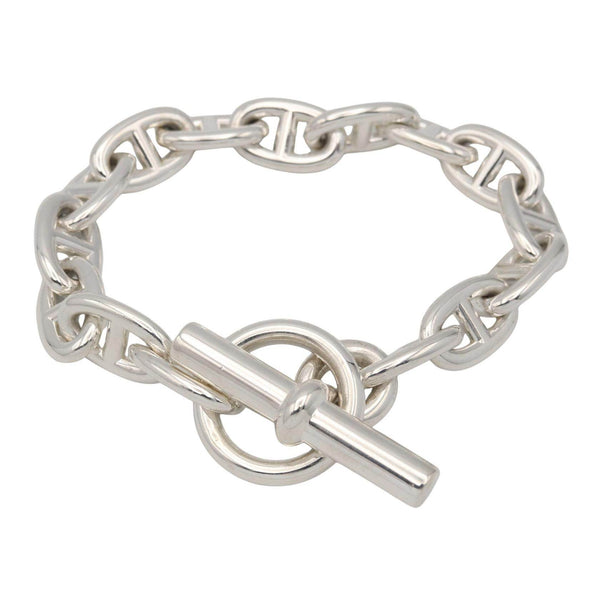 Hermes Chaine d’Ancre MM Silver Bracelet