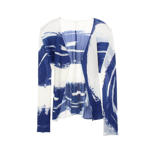Pleats Please Pleats Polyester Cardigan