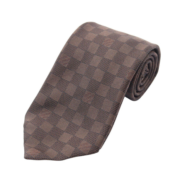 Louis Vuitton Damier Silk Tie