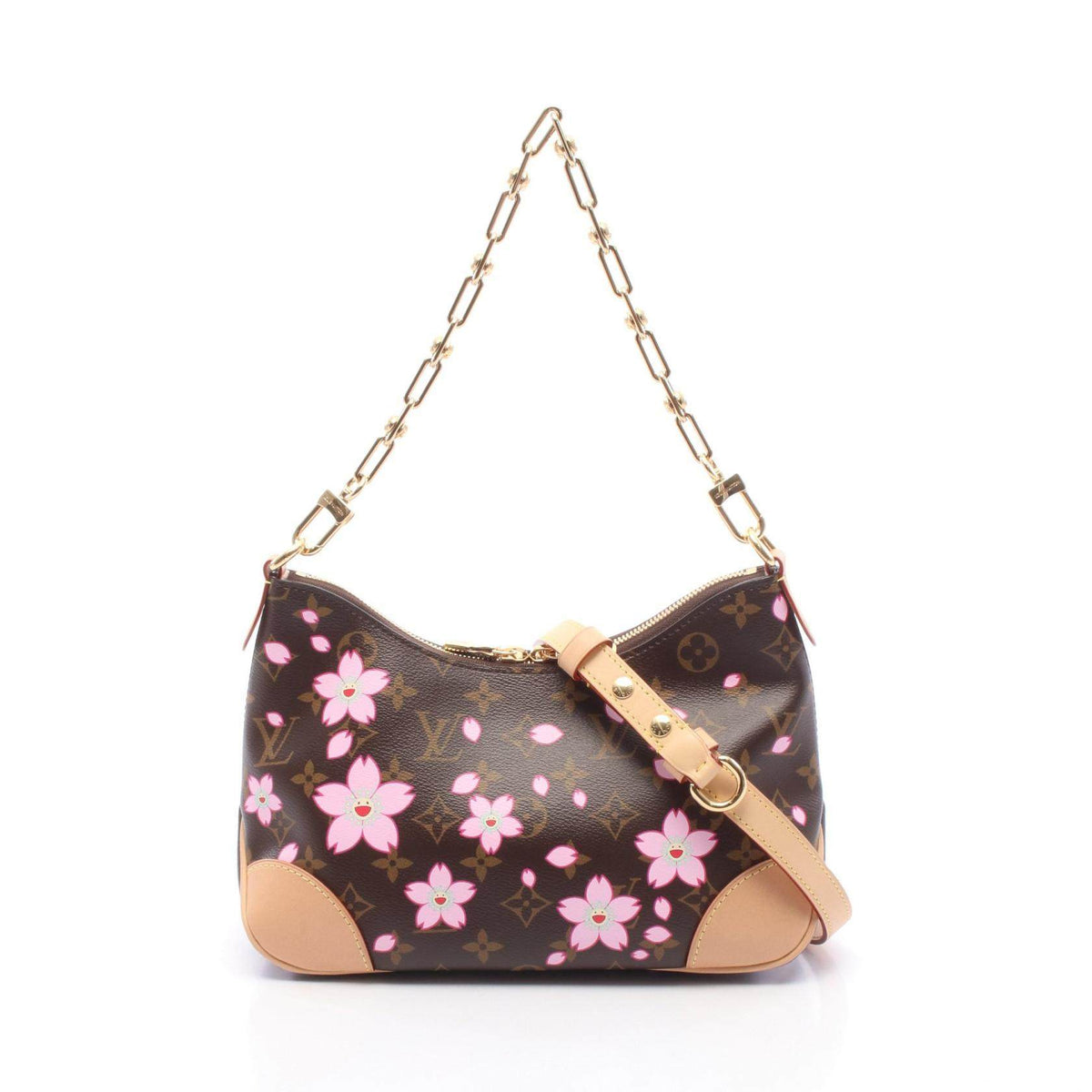 Louis Vuitton Murakami Boulogne PM Monogram Cherry Blossom Handbag