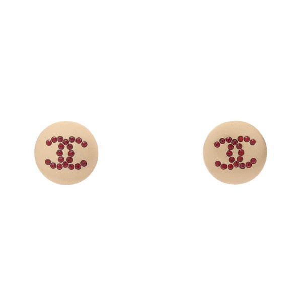 Chanel Coco Mark Circle Earrings