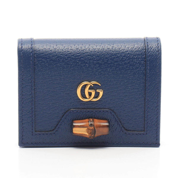 Gucci Double G Bamboo Leather Wallet