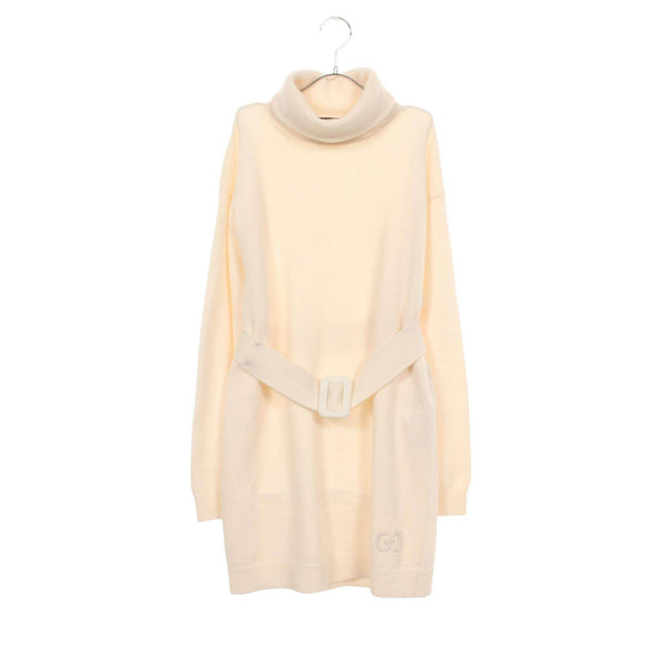 Gucci GG Patch Wool Cashmere Dress