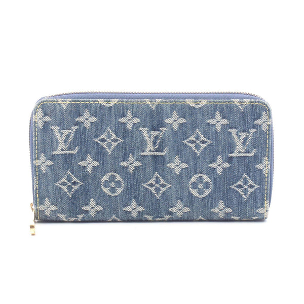 Louis Vuitton Zippy Wallet Monogram Denim Long Wallet
