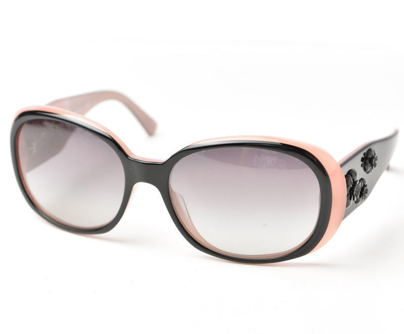 Chanel Camellia 5113-A Sunglasses Black/Pink in Great Condition