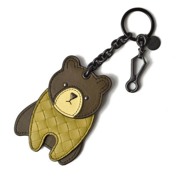 Bottega Veneta Leather Keyring/Keychain 525234