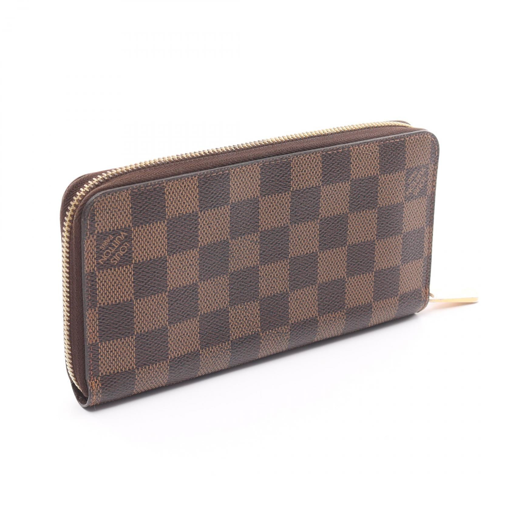 Louis Vuitton Zippy Wallet Damier Brown N41661