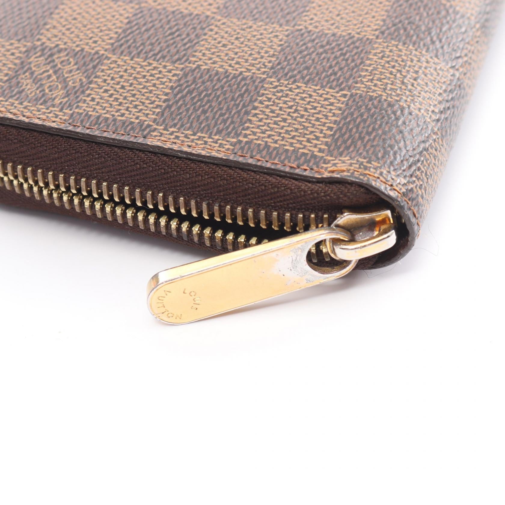 Louis Vuitton Zippy Wallet Damier Brown N41661