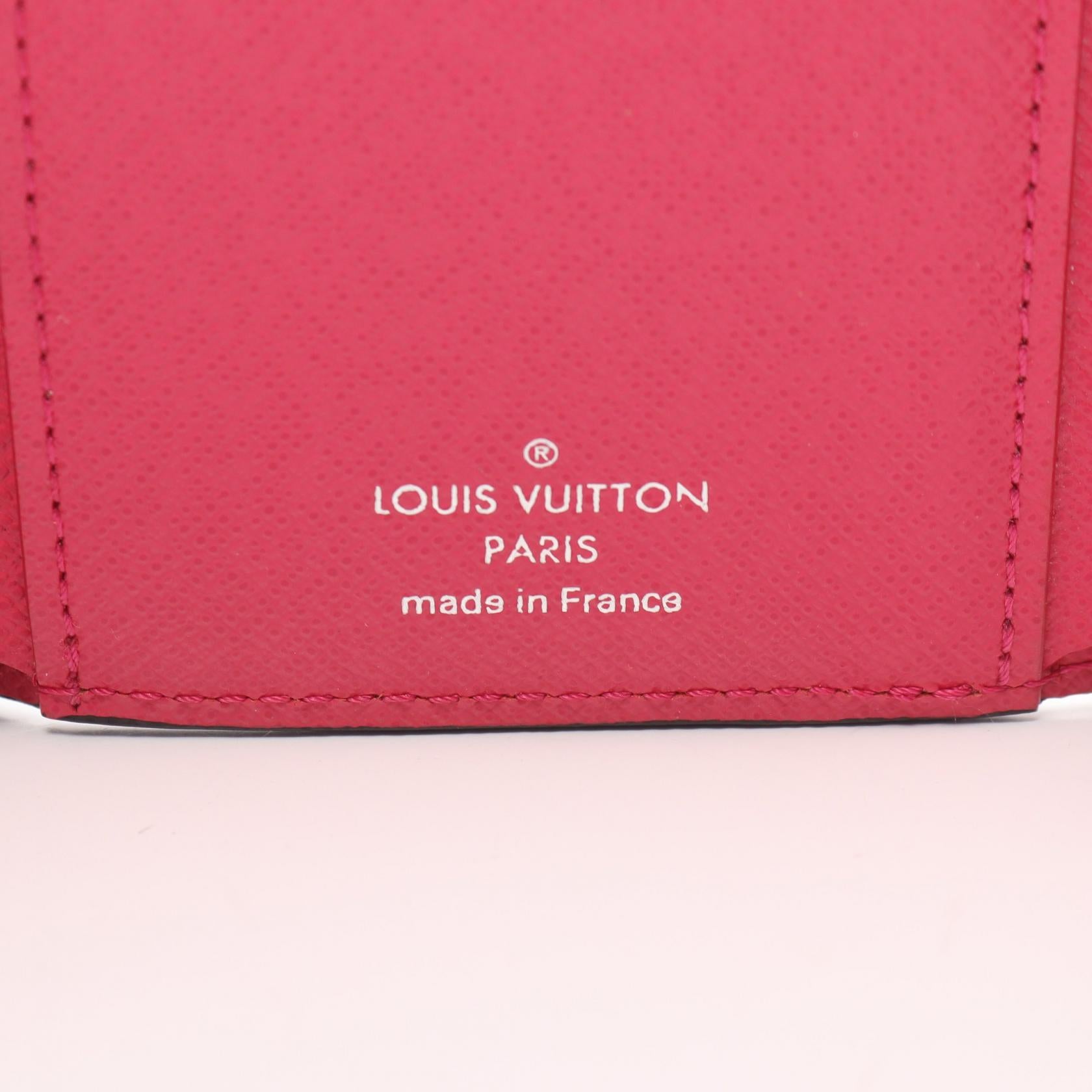 Louis Vuitton Portefeuille Victorine Leather Short Wallet M62173 in Very Good Condition