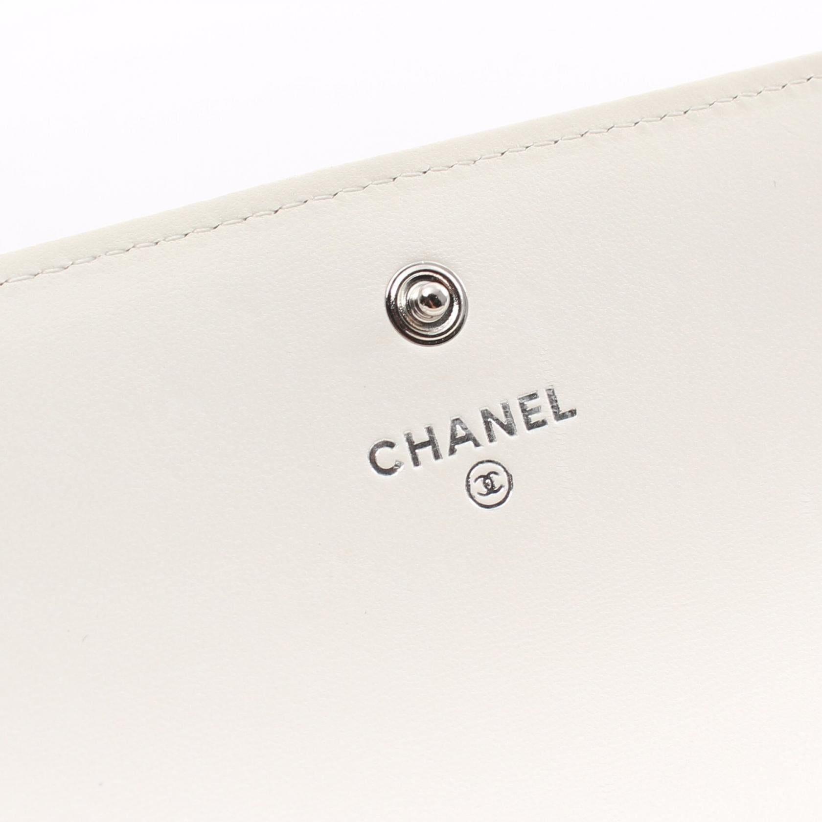 Chanel Coco Mark Round Long Wallet A68809