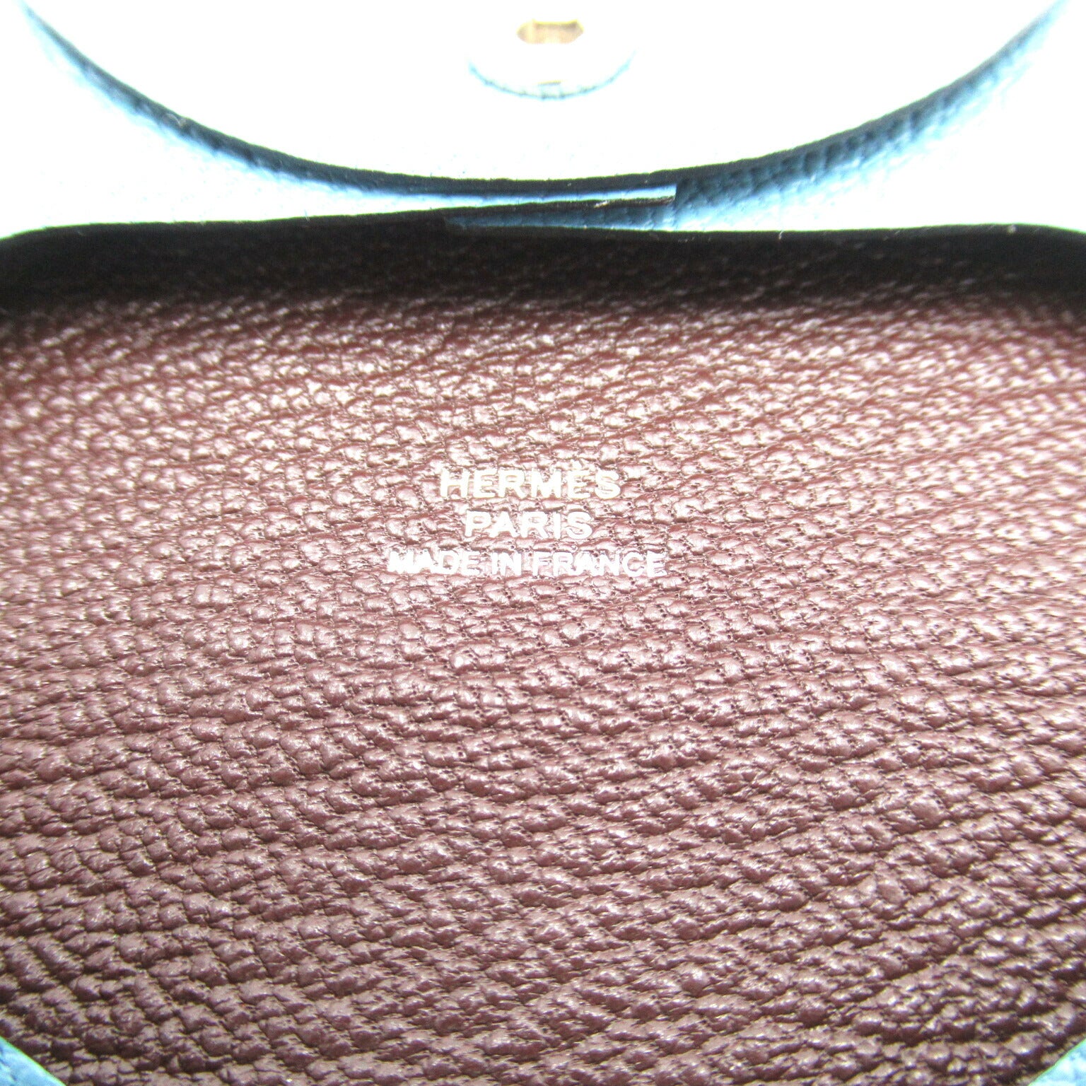 Hermes Chevre Leather Bastia Coin Case