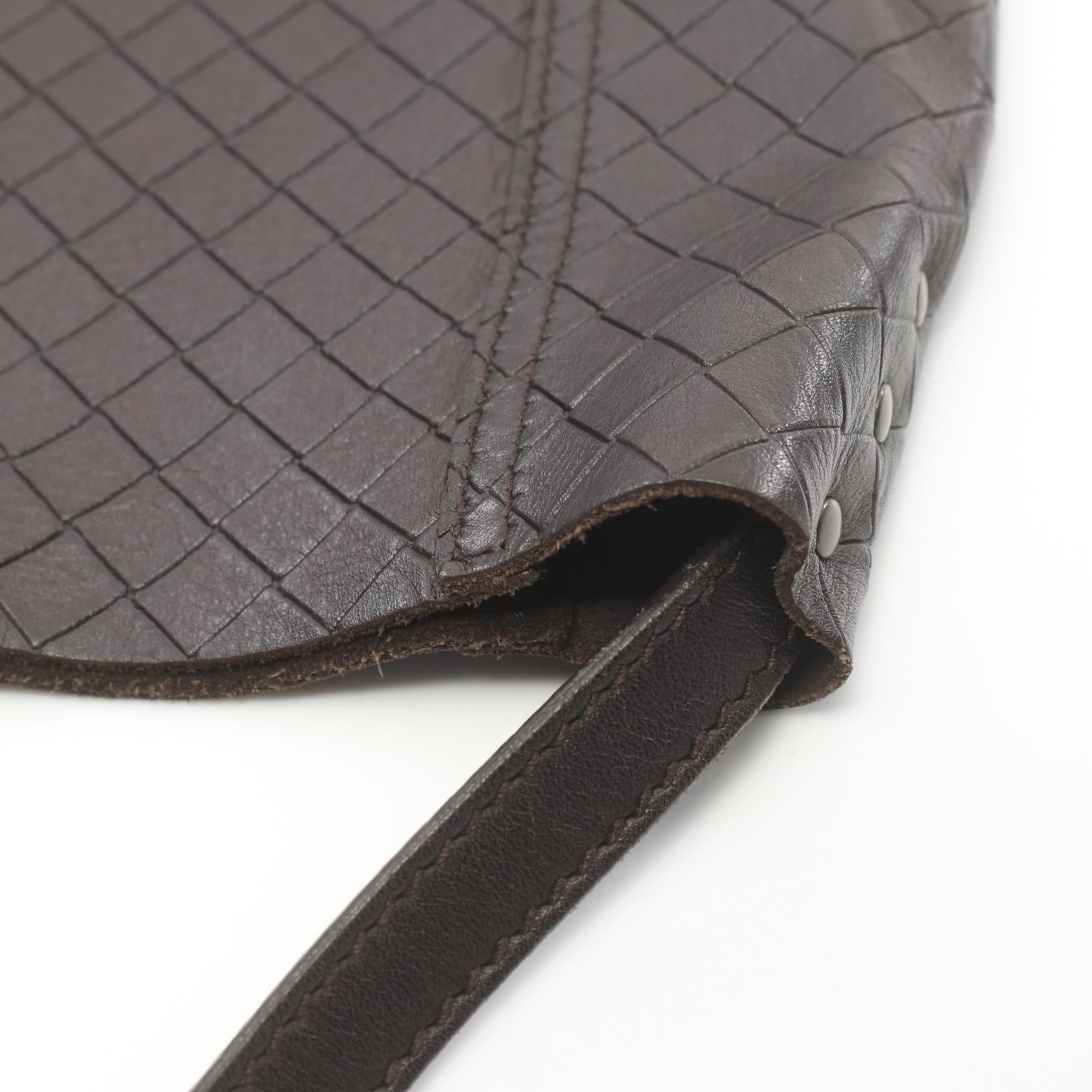 Bottega Veneta Leather Intrecciato Shoulder Bag