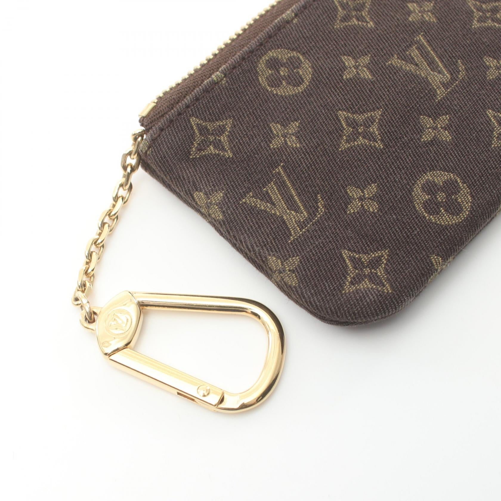 Louis Vuitton Key Pouch Canvas Coin Case M95230 in Very Good Condition