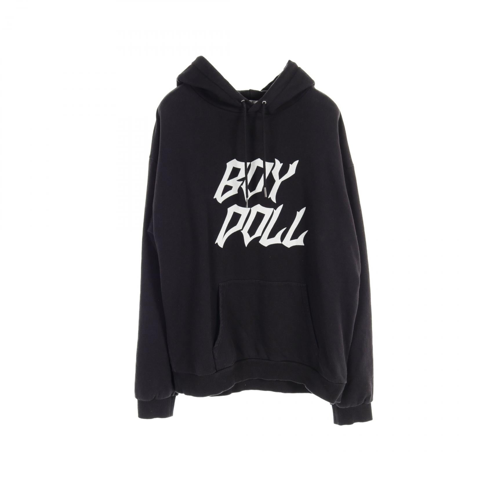 Celine Boy Doll Hoodie Cotton Black