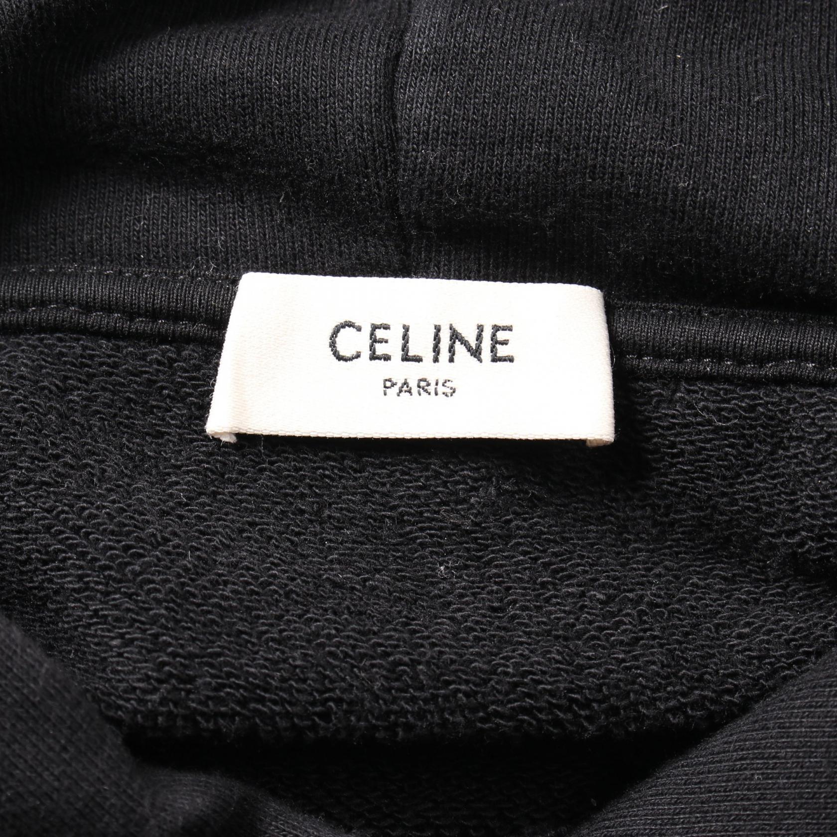 Celine Boy Doll Hoodie Cotton Black