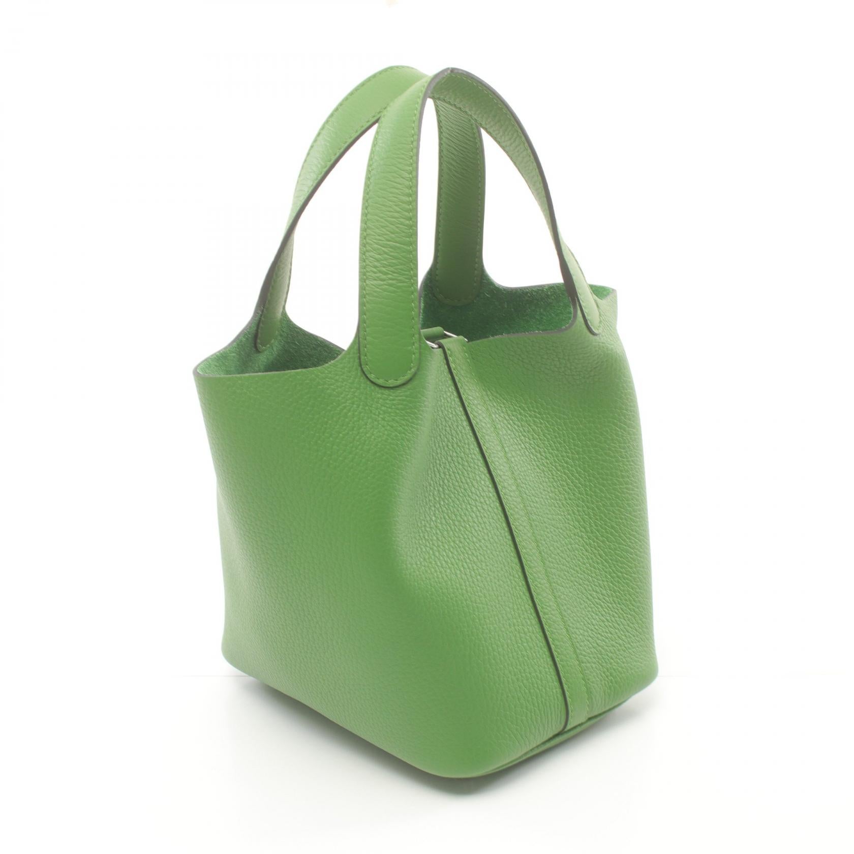 Hermes Picotin Lock PM Handbag Green