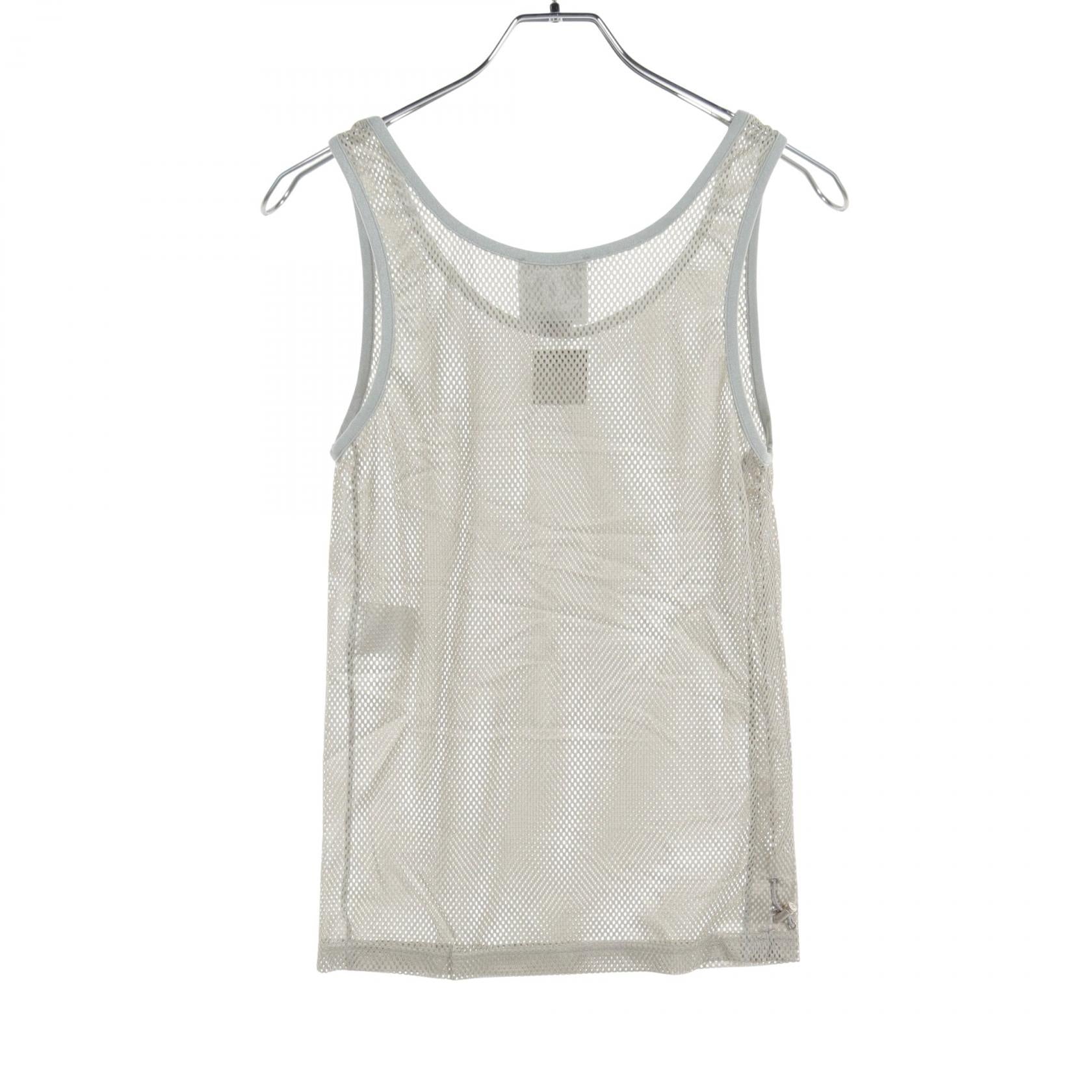 Chanel Coco Mark Mesh Tank Top Polyester