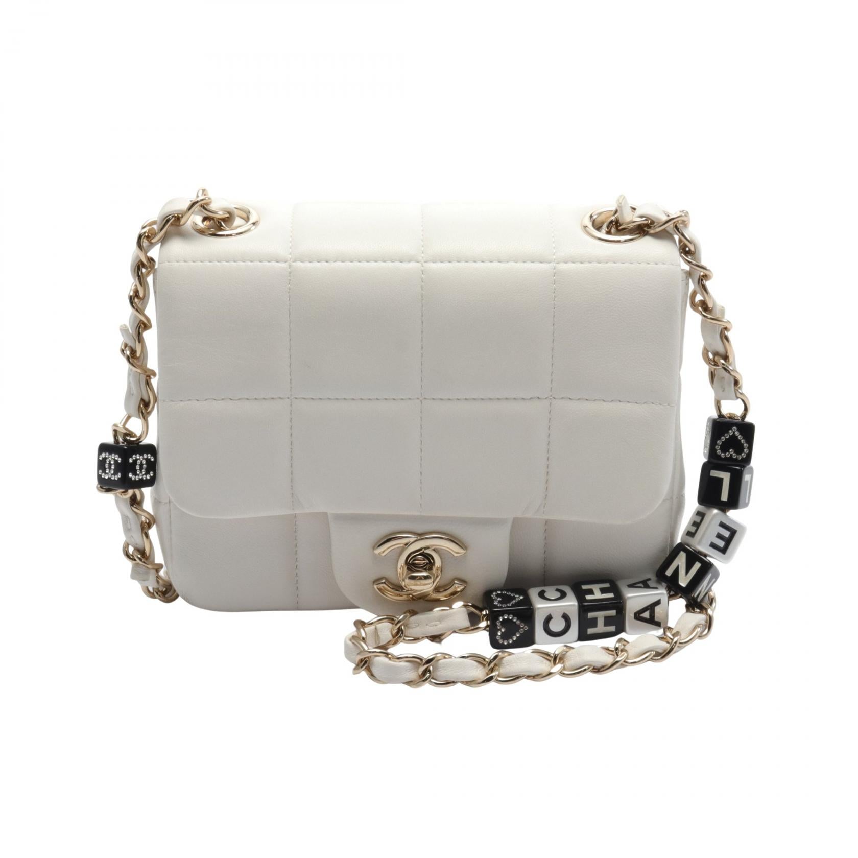 Chanel Leather Mini Flap Shoulder Bag AS3744