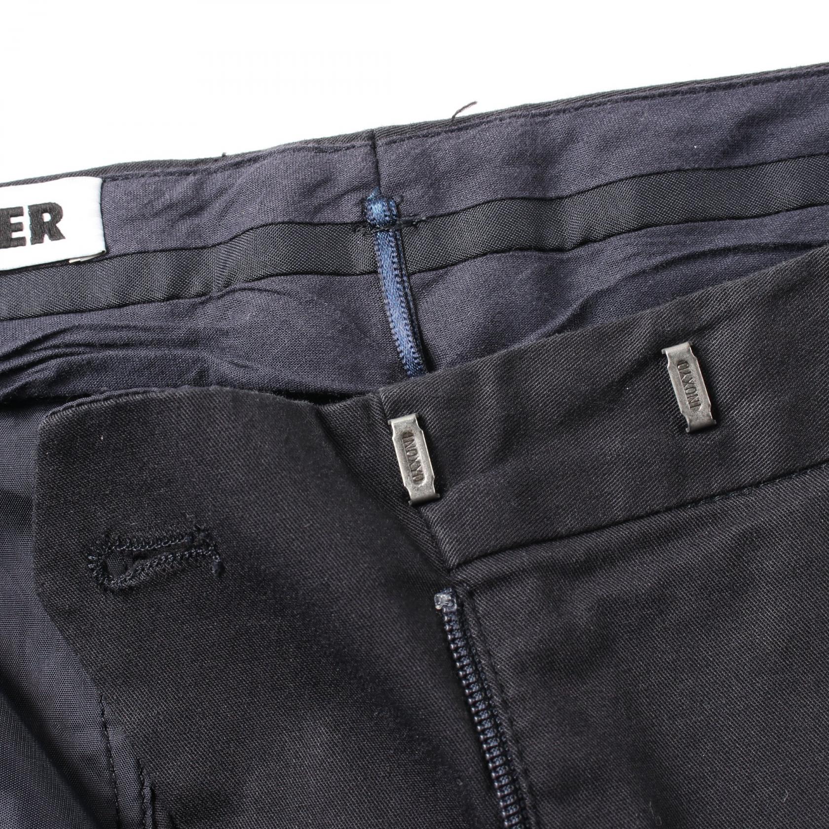 Jil Sander Cotton Pants Black