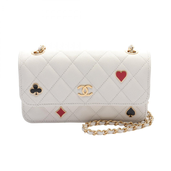 Chanel CC Caviar Casino Flap Phone Case Leather Shoulder Bag AP3084 in Excellent Condition