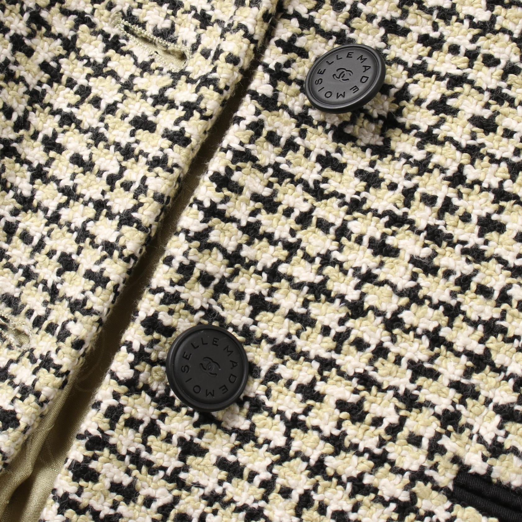 Chanel Cotton Tailored Jacket Outerwear