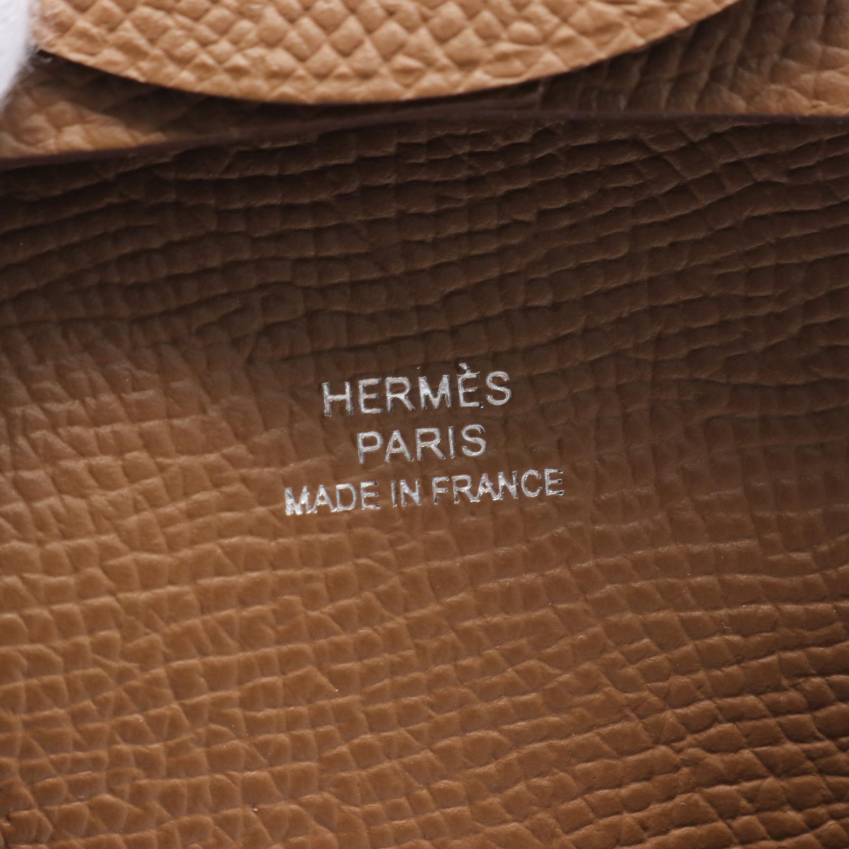 Hermes Bastia Dore Coin Case Wallet