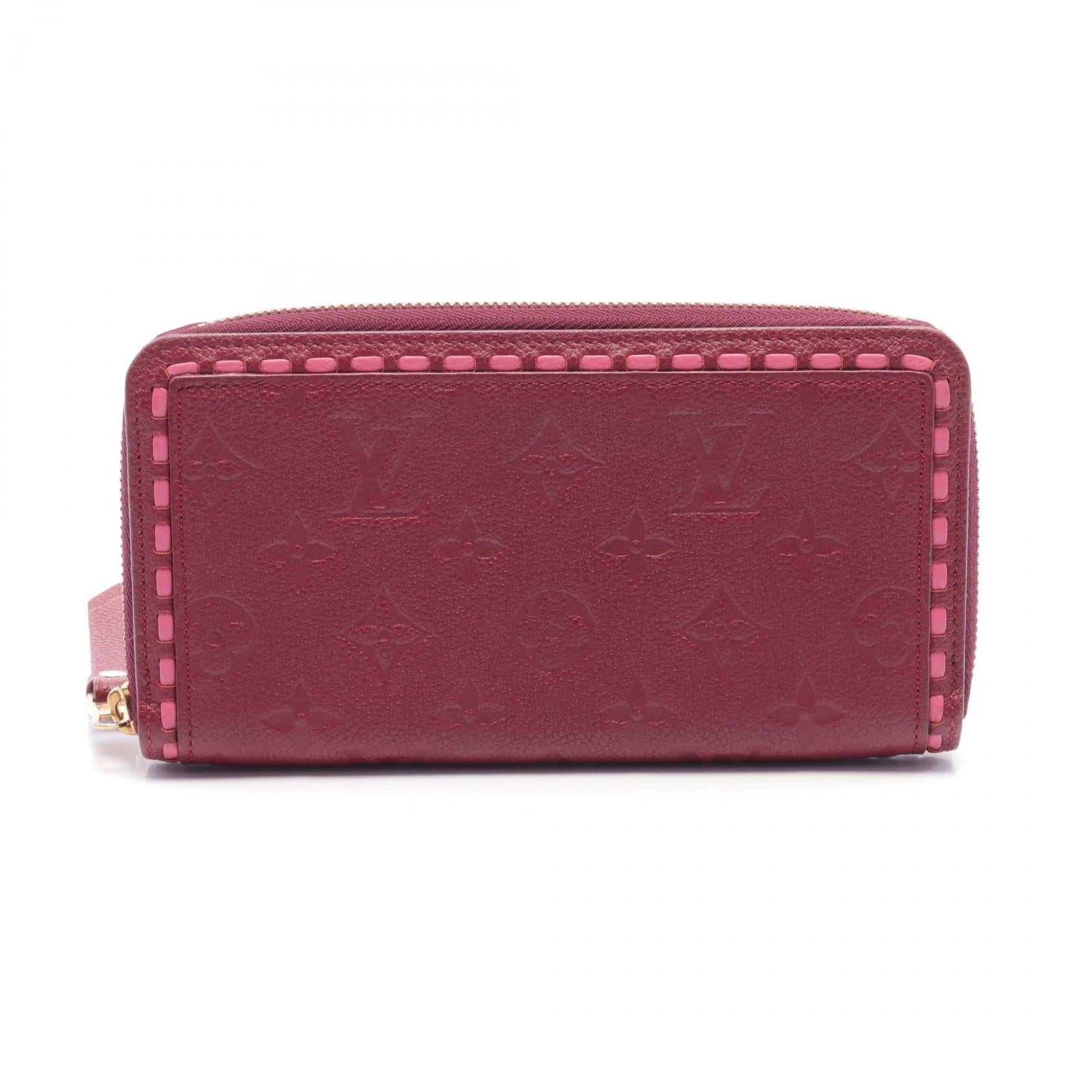 Louis Vuitton Monogram Empreinte Leather Zippy Wallet M64803