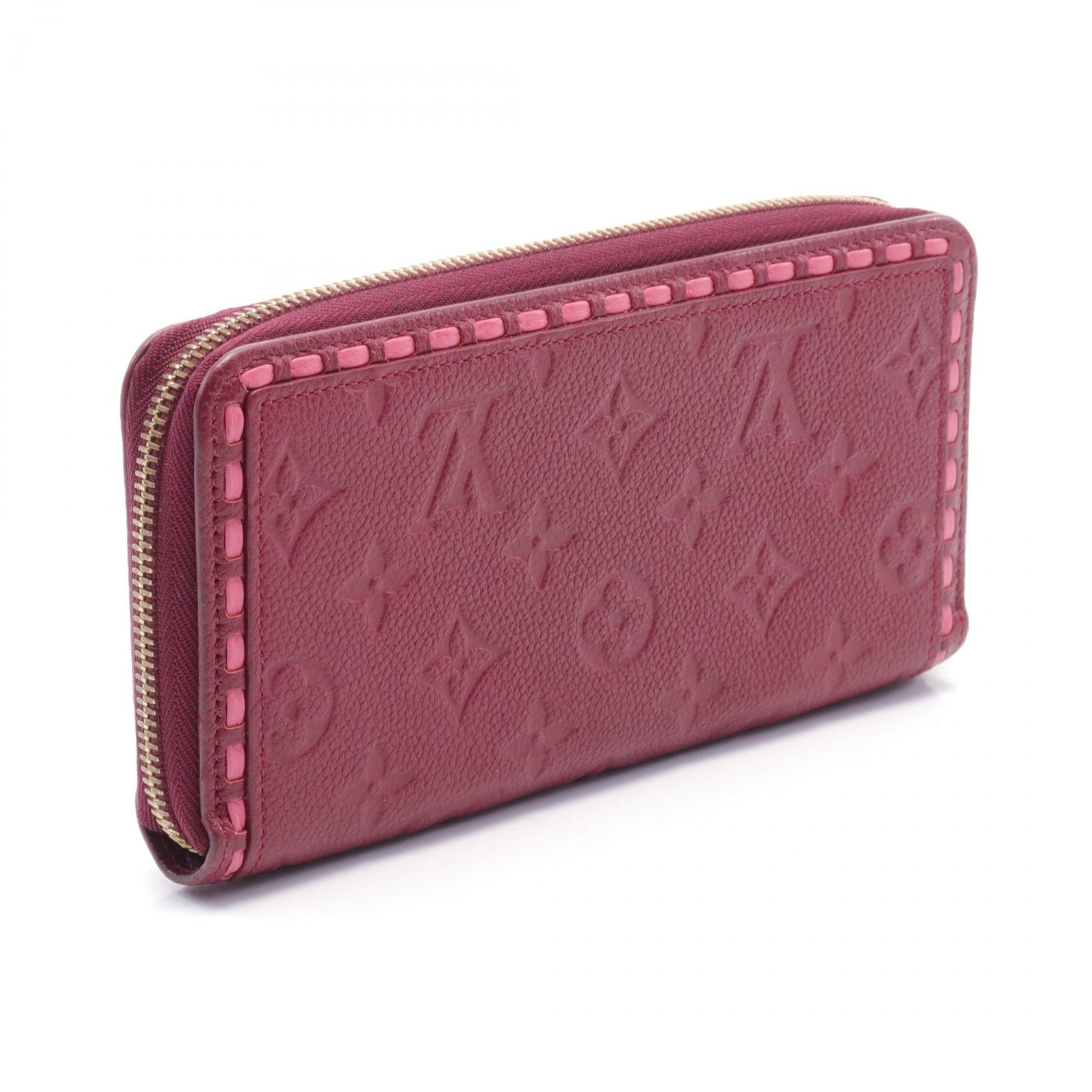 Louis Vuitton Monogram Empreinte Leather Zippy Wallet M64803