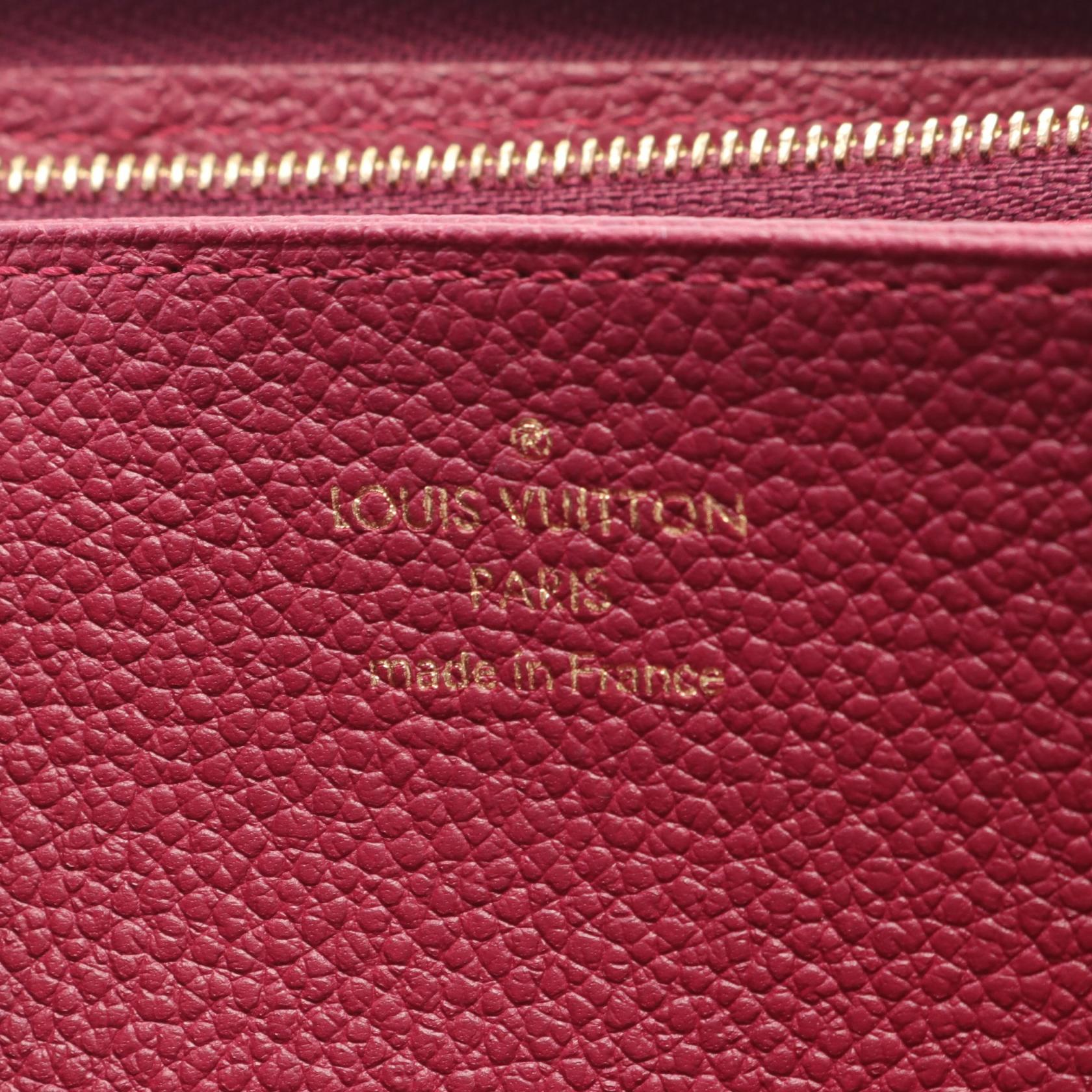 Louis Vuitton Monogram Empreinte Leather Zippy Wallet M64803