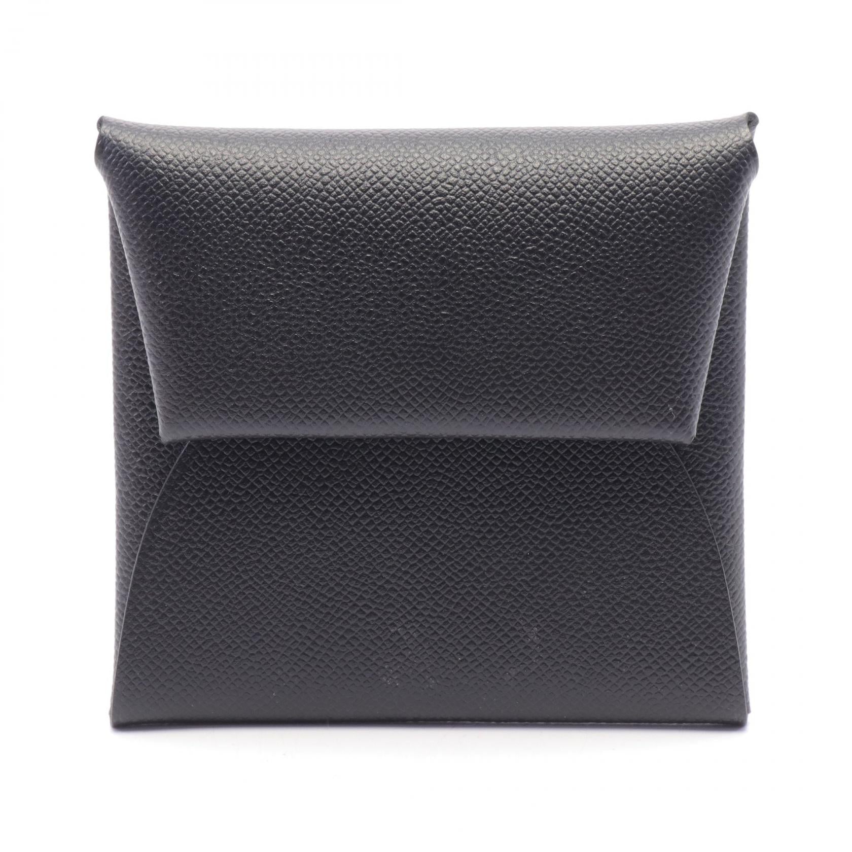 Hermes Bastia Coin Case Wallet Black