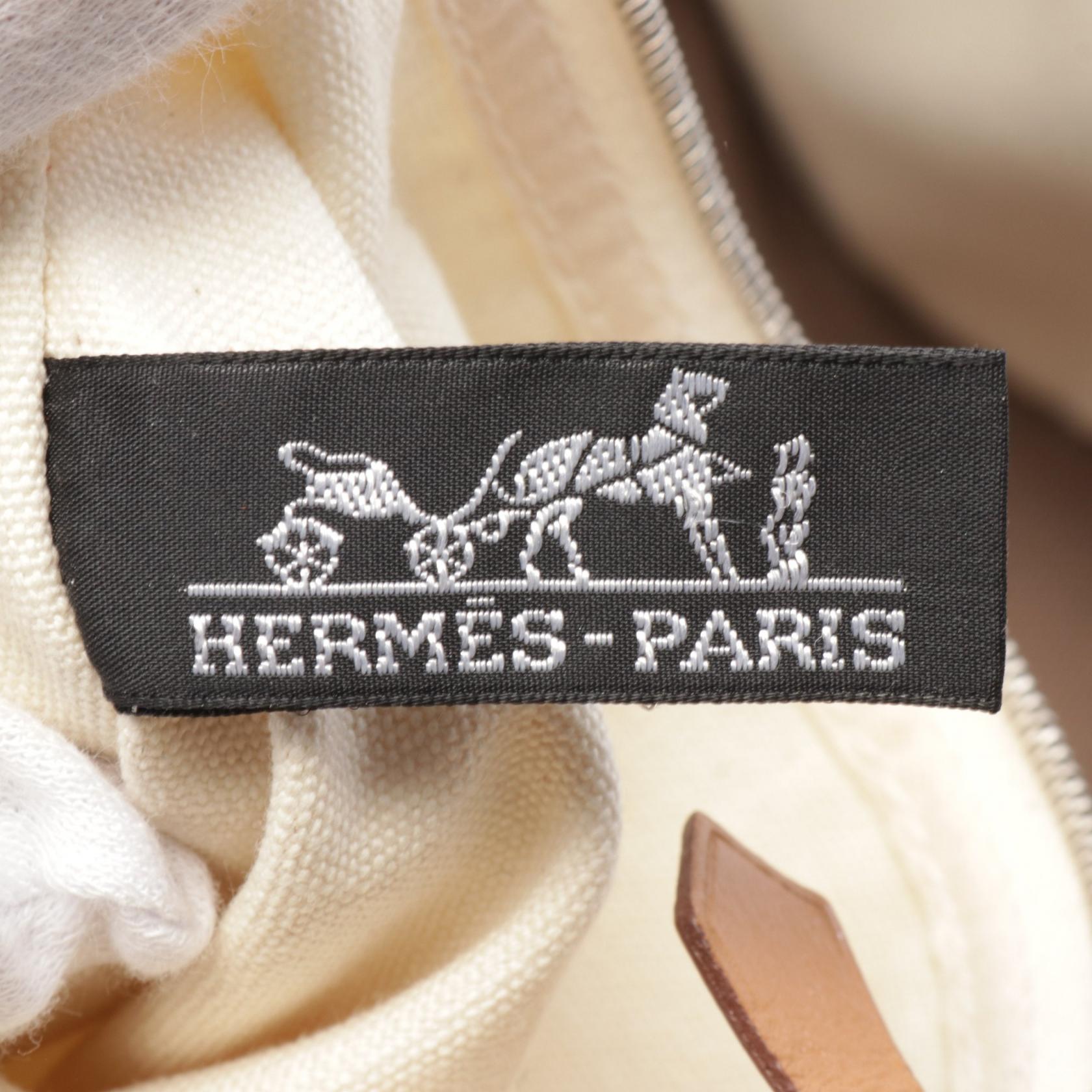 Hermes Cannes PM Canvas Tote Bag