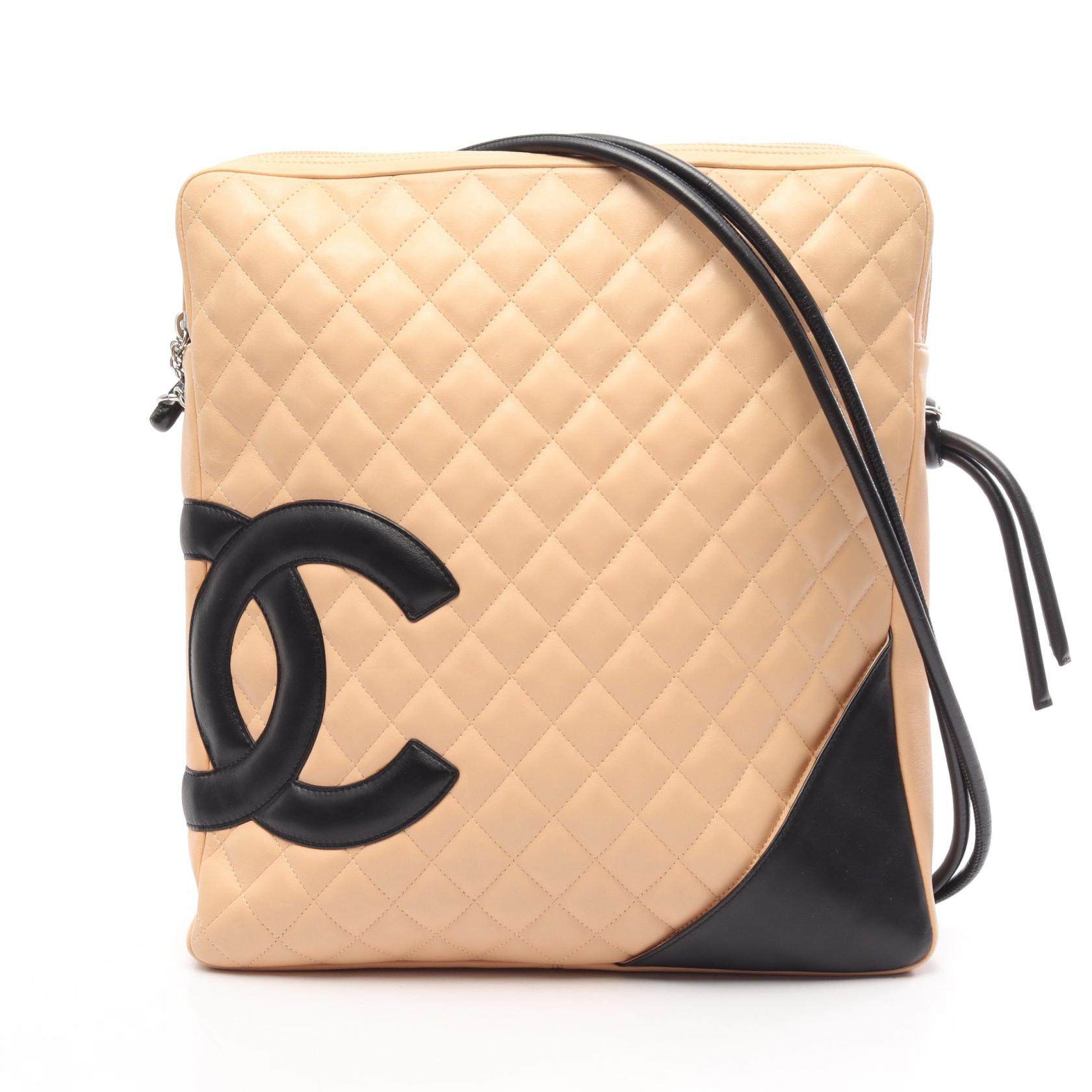 Chanel Cambon Ligne Leather Shoulder Bag
