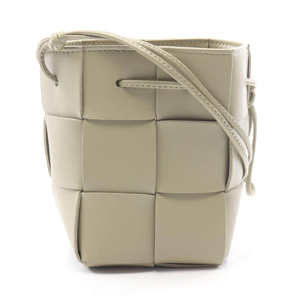 Bottega Veneta Cassette Leather Crossbody Bucket Bag