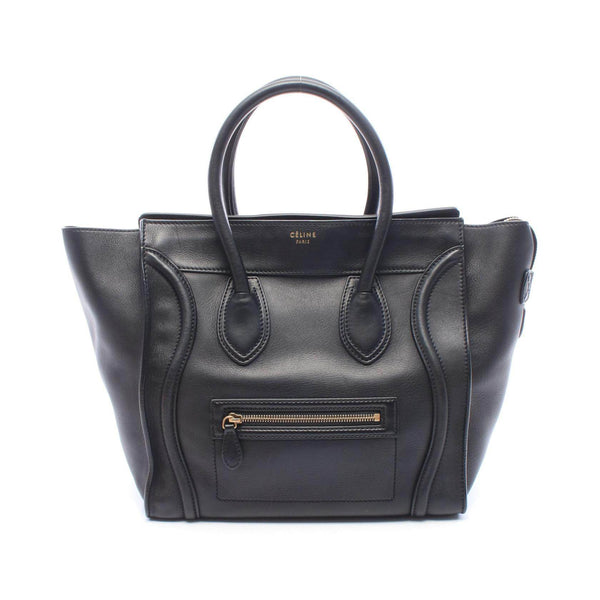 CELINE Luggage Mini Shopper Leather Handbag