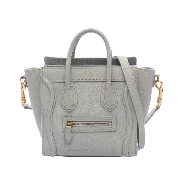 CELINE Luggage Nano Leather 2way Bag