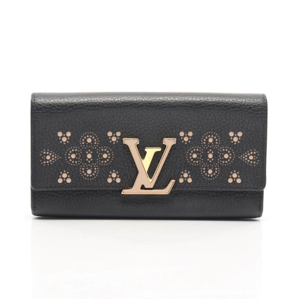 Louis Vuitton Portefeuille Capucines Taurillon Leather Long Wallet