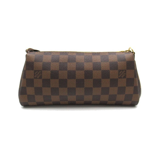 Louis Vuitton Damier Ebene Pochette Eva Canvas Crossbody Bag N55213 in Excellent condition