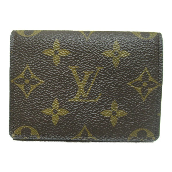 Louis Vuitton Enveloppe Carte de Visite Canvas Card Case M63801 in Excellent condition