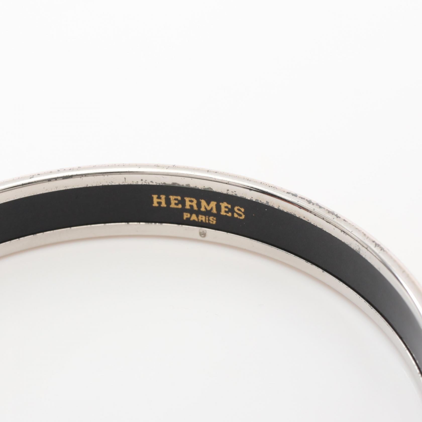 Hermes  Enamel Narrow Bangle Enamel Hair Accessory in Great Condition